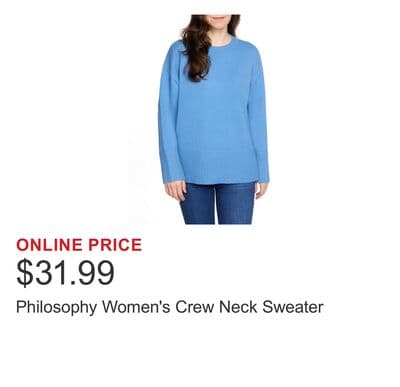 Philosophy Women's Crew Neck Sweater