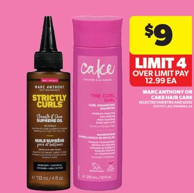 MARC ANTHONY OR CAKE HAIR CARE