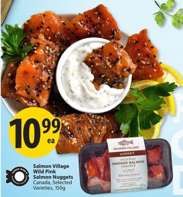 Salmon Village Wild Pink Salmon Nuggets