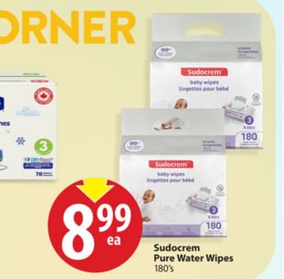 Sudocrem Pure Water Wipes