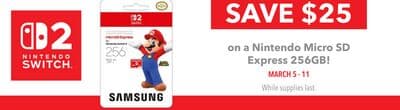 Nintendo Micro SD Express 256GB!