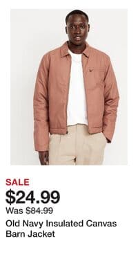 Old Navy Insulated Canvas Barn Jacket