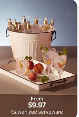 Galvanized Serveware