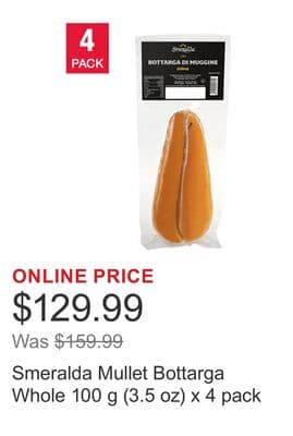 Smeralda Mullet Bottarga Whole 100 g (3.5 oz) x 4 pack