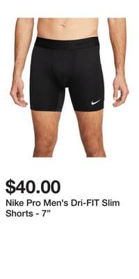 Nike Pro Men's Dri-FIT Slim Shorts - 7"