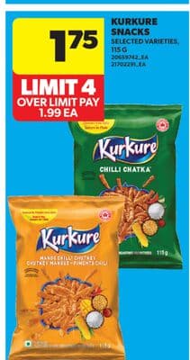 KURKURE SNACKS, 115 G