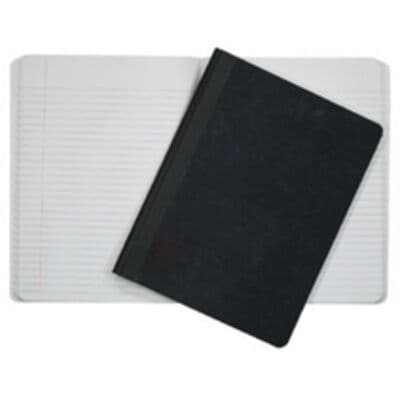 Hilroy Composition Book, 9-3/4" x 7-1/2", Black/White, 200 Pages