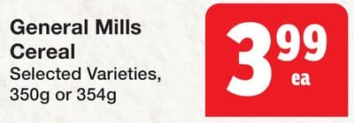 General Mills Cereal