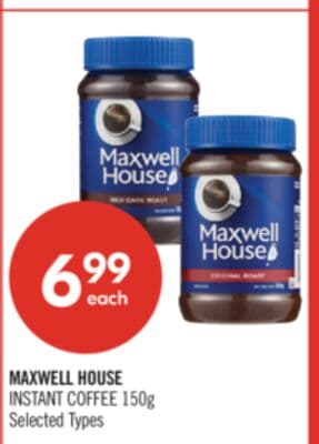 MAXWELL HOUSE INSTANT COFFEE