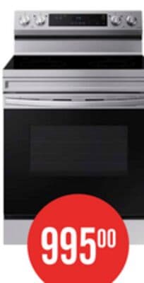 Samsung 6.3 Cu. Ft. Smart Electric Free Standing Range with Steam Clean - Stainless Steel - NE63A6111SS/AC