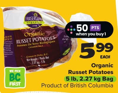 Organic Russet Potatoes