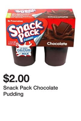 Snack Pack Chocolate Pudding