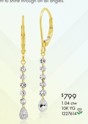 PIERCED by LIGHT 1.04 ctw 10K YG