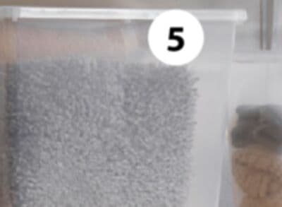 BASIC BOX Storage box, 80L with lid