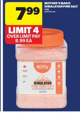 MOTHER'S MAGIC HIMALAYAN PINK SALT, 2 KG