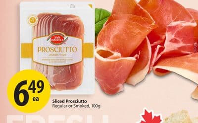 Sliced Prosciutto