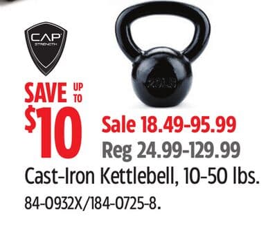 ATOP Sports Cast-Iron Kettlebell