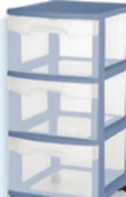 3-Drawer medium cart