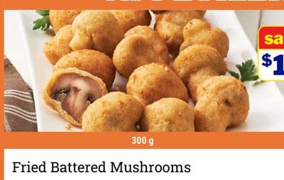 Fried Battered Mushrooms
