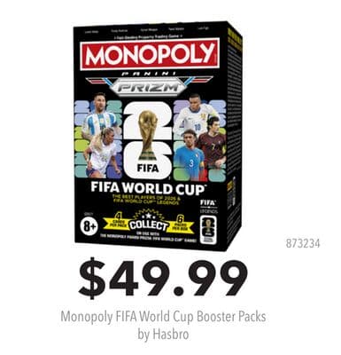 Monopoly FIFA World Cup Booster Packs by Hasbro