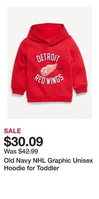 Old Navy NHL Graphic Unisex Hoodie for Toddler