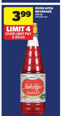 ROOH AFZA BEVERAGE, 800 ML