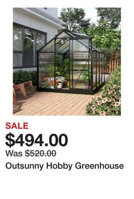 Outsunny Hobby Greenhouse