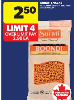 SURATI SNACKS, 250/341 G