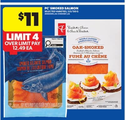 PC® SMOKED SALMON, 125/150 G