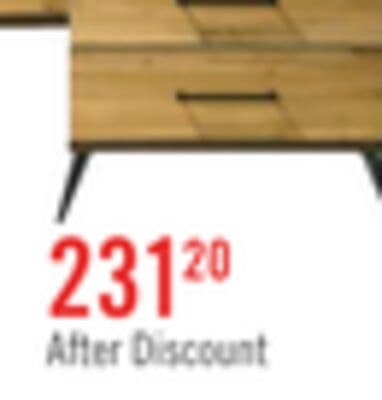 Silas Bedside 2-Drawer Nightstand, 26"W x 23.9"H - Rustic Brown