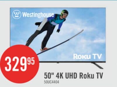Westinghouse 50" 4K UHD Roku Smart TV