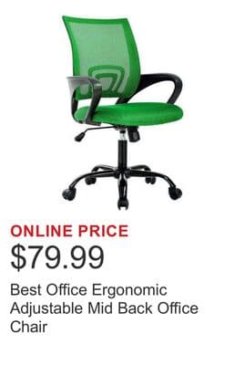 Best Office Ergonomic Adjustable Mid Back Office Chair