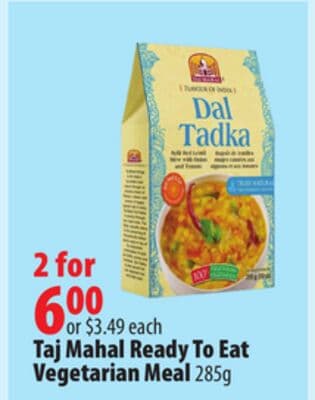 Taj Mahal Ready To Eat Vegetarian Meal