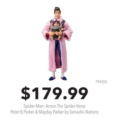 Spider-Man: Across The Spider-Verse Peter B.Parker & Mayday Parker by Tamashii Nations