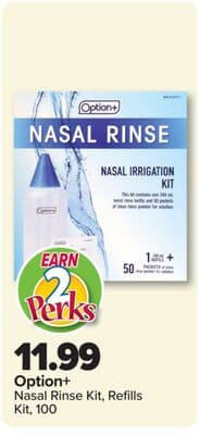 Option+ Nasal Rinse Kit, Refills Kit