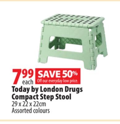 Today by London Drugs Compact Step Stool