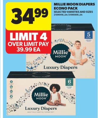 MILLIE MOON DIAPERS ECONO PACK