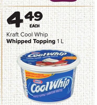 Kraft Cool Whip Whipped Topping