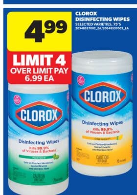 CLOROX DISINFECTING WIPES