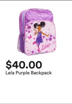 Lela Purple Backpack