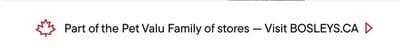 Shop over 700 stores across Canada and at PETVALU.CA