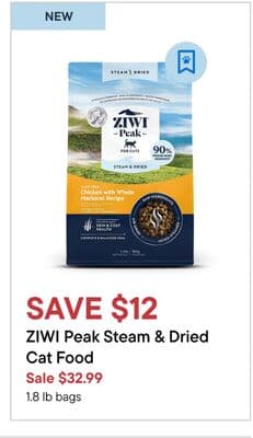 ZIWI Peak Steam & Dried Cat Food