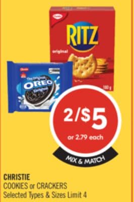 CHRISTIE COOKIES or CRACKERS