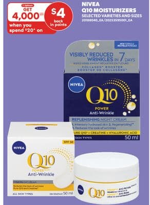NIVEA Q10 MOISTURIZERS