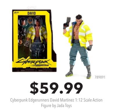 Cyberpunk Edgerunners David Martinez 1:12 Scale Action Figure by Jada Toys