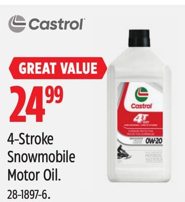 Castrol 4-Stroke Snowmobile Motor Oil