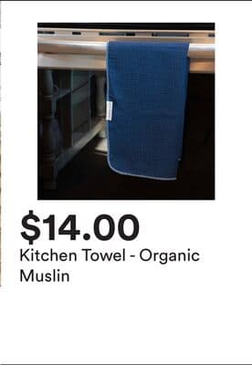 Kitchen Towel - Organic Muslin