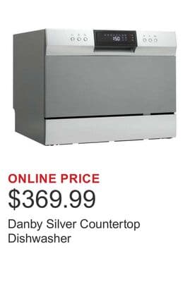 Danby Silver Countertop Dishwasher