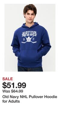 Old Navy NHL Pullover Hoodie for Adults