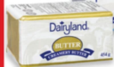 Dairyland salted or unsalted butter